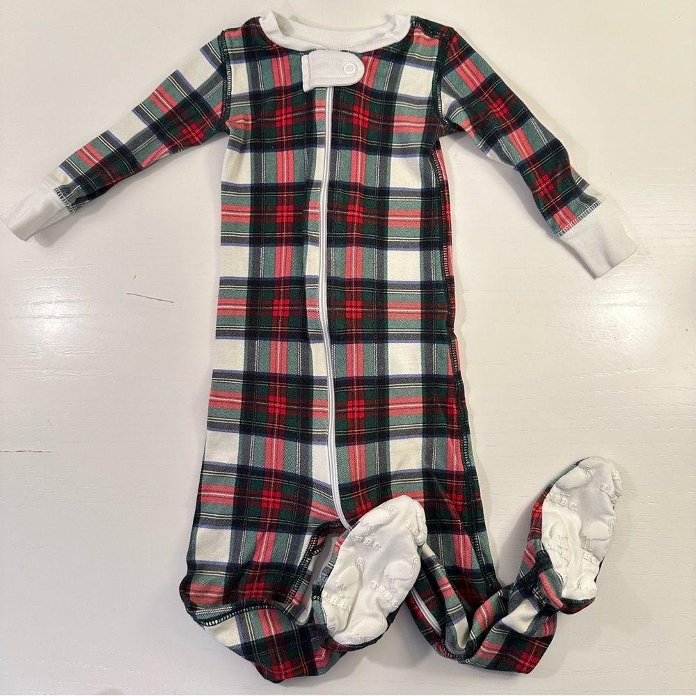 TBBC Christmas Aiken Place Plaid PJs 12-18M